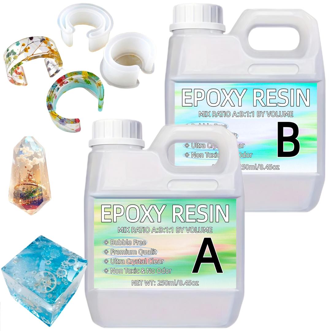 Resin Jewelry Kit - 16.9oz Clear Epoxy Resin Kit Casting