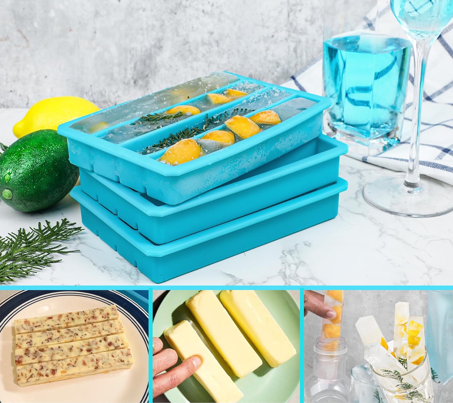 Long Ice Cube Sticks Mold for  - Silicone Mold Tray recensie en prijs