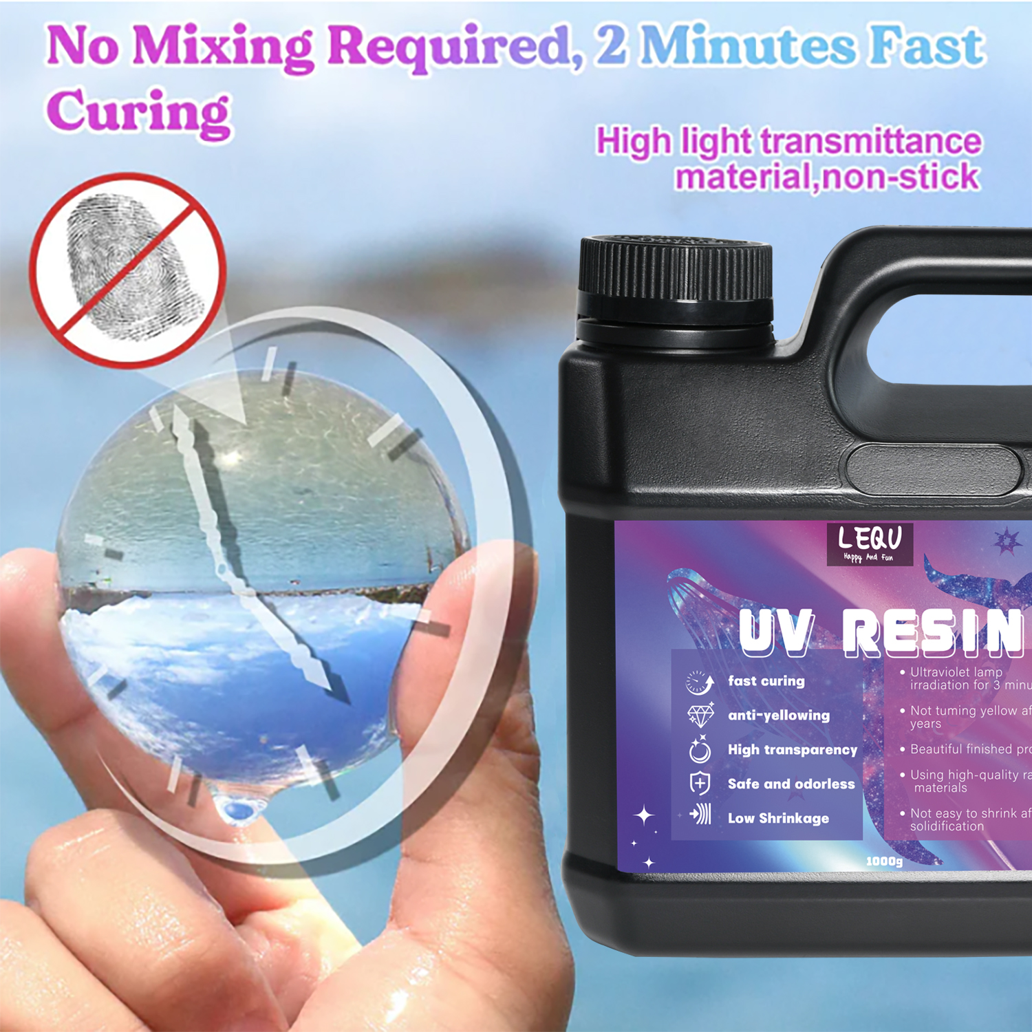 Bulk UV Resin Crystal Clear La - Resin Jewelry Kit recensie en prijs