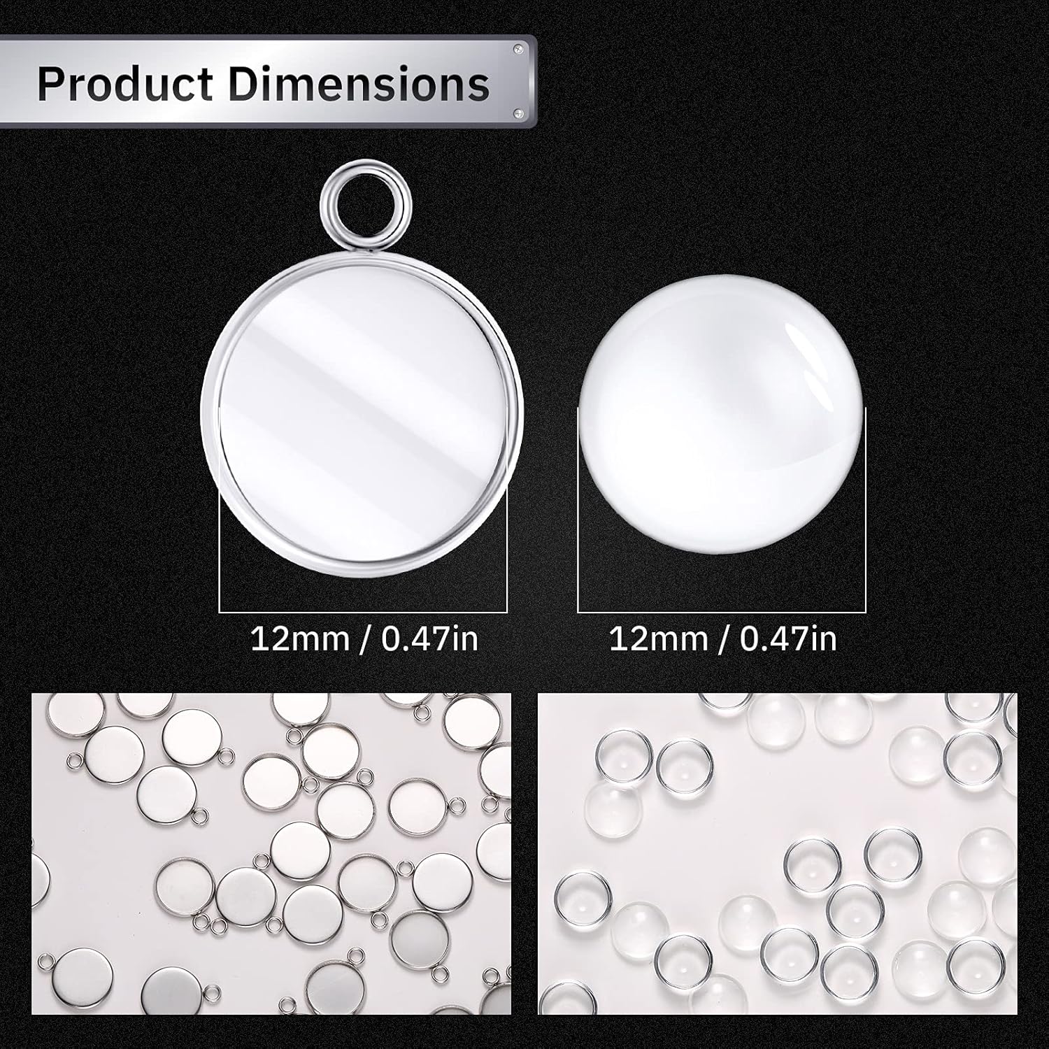 20 Pieces Stainless Steel Roun - Crafting Resin recensie en prijs