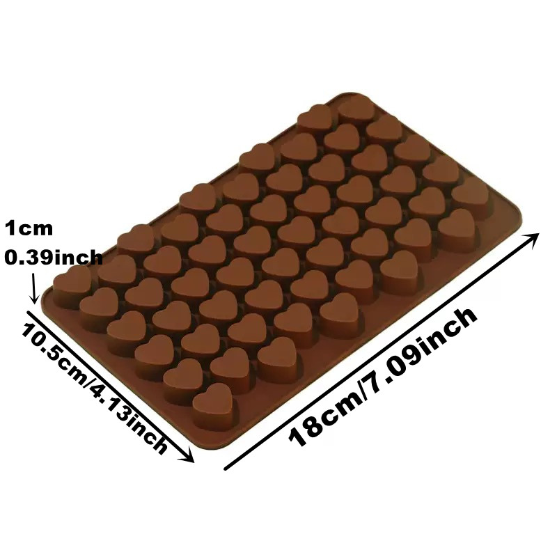 55Cavities Small Heart Silicon - Silicone Mold Tray recensie en prijs
