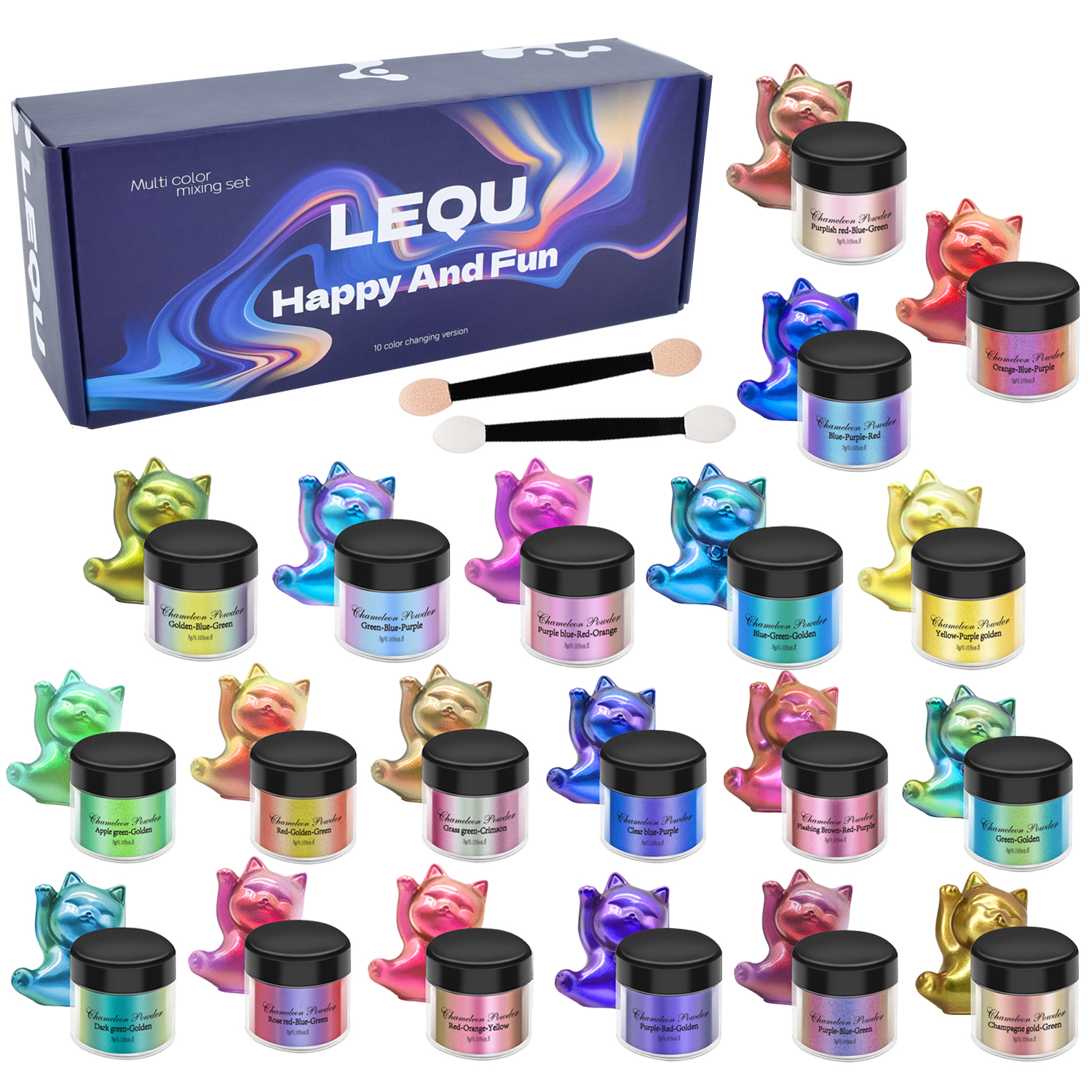 1 Set Chameleon Powder Nail Ch - Resin Glitter Pack recensie en prijs