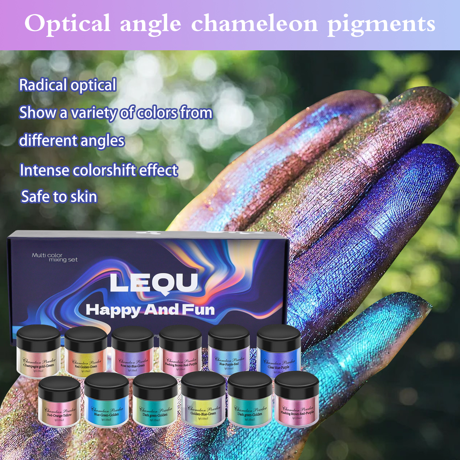1 Set Chameleon Powder Nail Ch - Resin Glitter Pack recensie en prijs