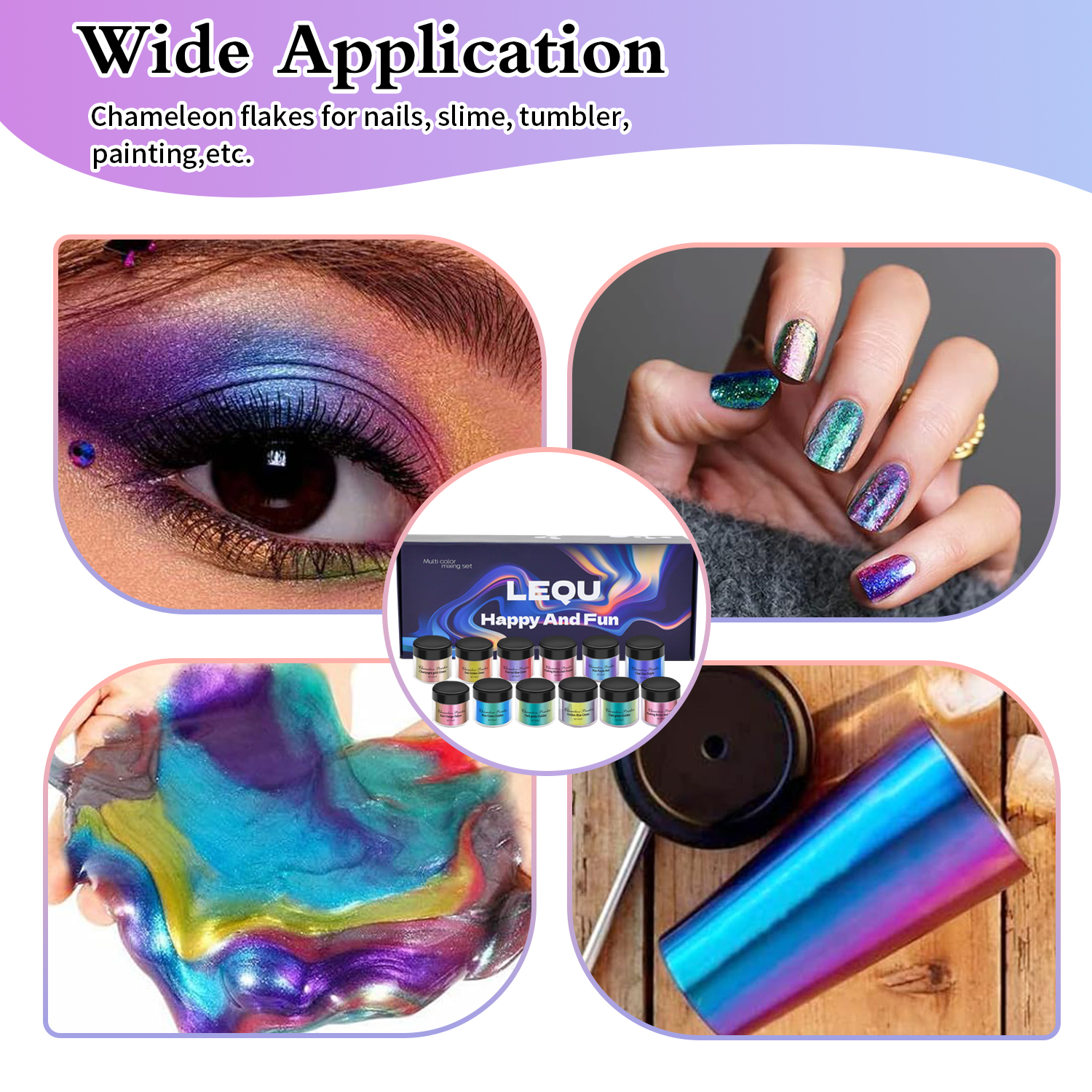 1 Set Chameleon Powder Nail Ch - Resin Glitter Pack recensie en prijs