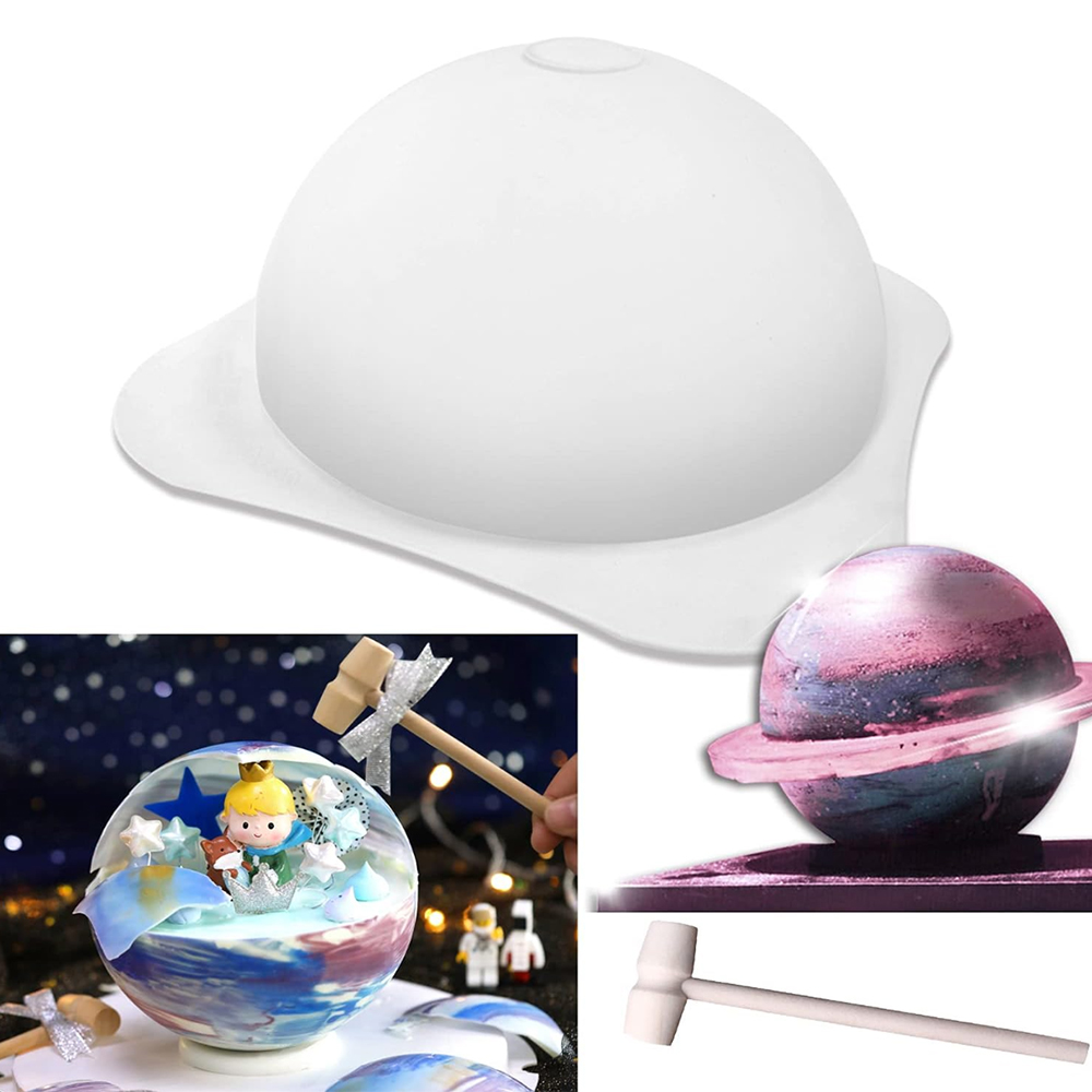 1/3pcs Large Silicone Hemisphe - Coaster Mold Round recensie en prijs