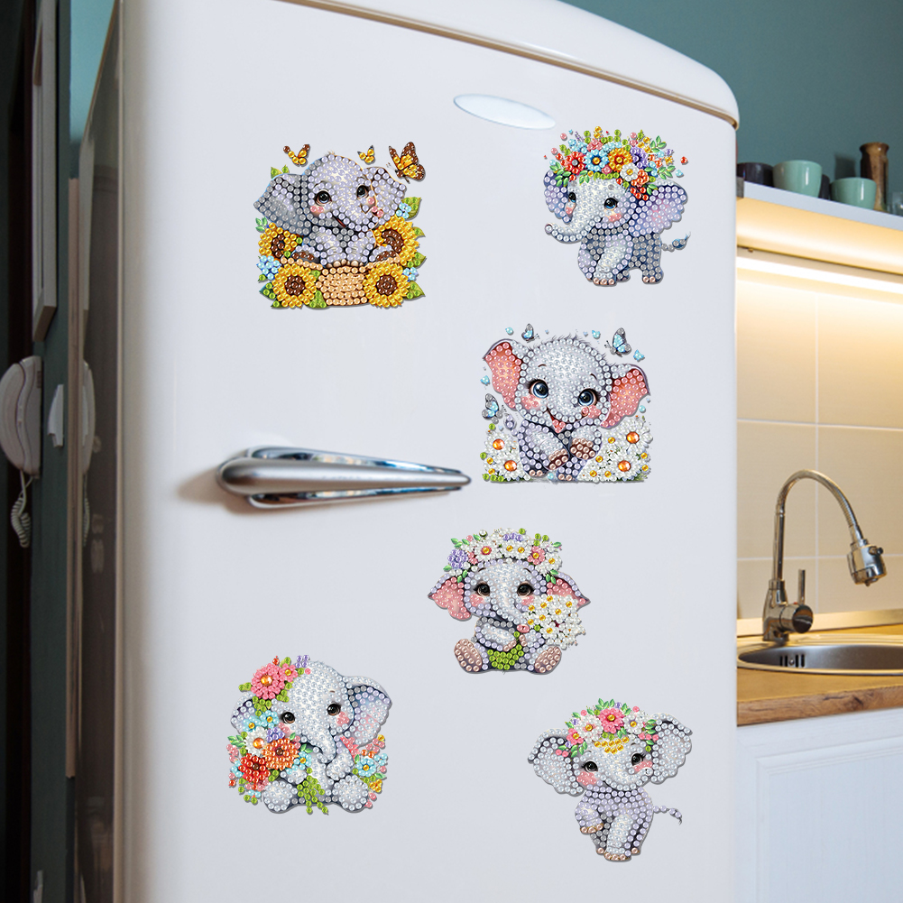 6Pcs Diamond Painting Refriger - Resin Craft For Beginners recensie en prijs