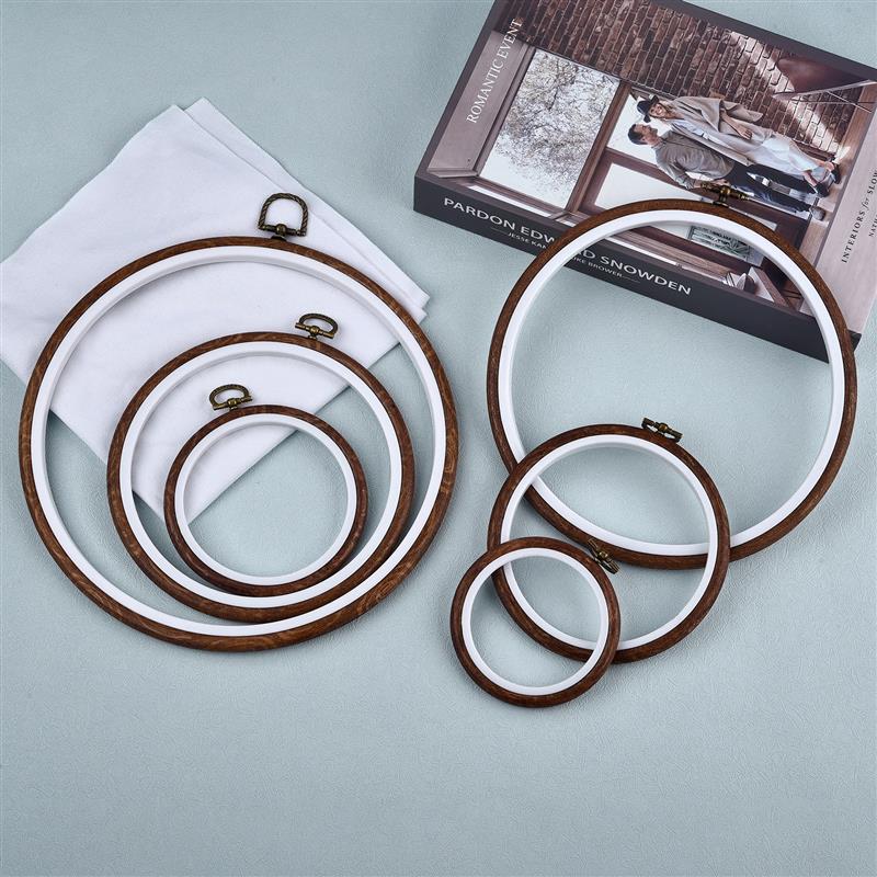 Round Oval Wooden Color Embroi - Wood Ring Blank recensie en prijs