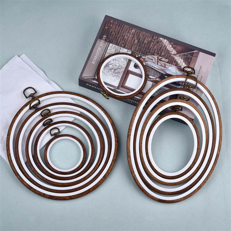 Round Oval Wooden Color Embroi - Wood Ring Blank recensie en prijs