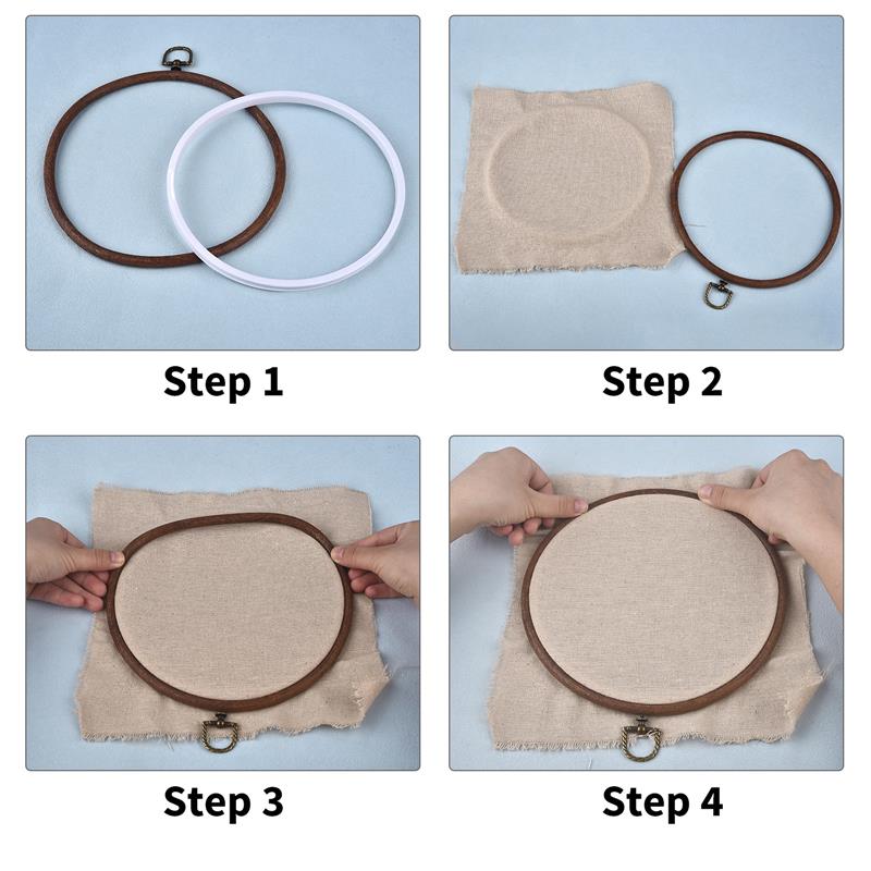 Round Oval Wooden Color Embroi - Wood Ring Blank recensie en prijs