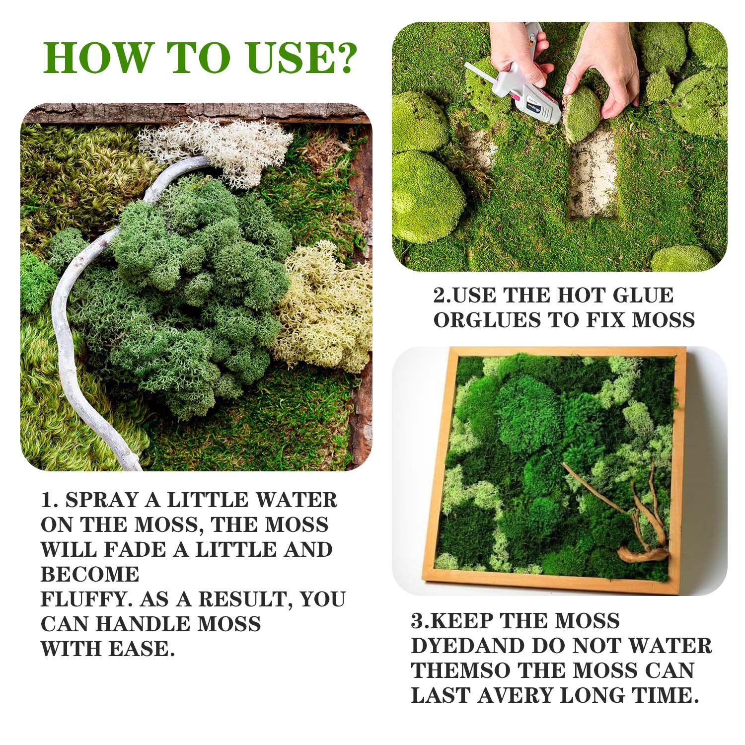 Artificial Green Plants Eterna - Terrarium Moss Art recensie en prijs