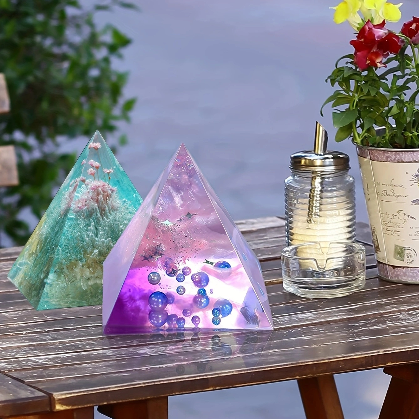 5pc- Pyramid resin molds of va - Resin Jewelry Kit recensie en prijs
