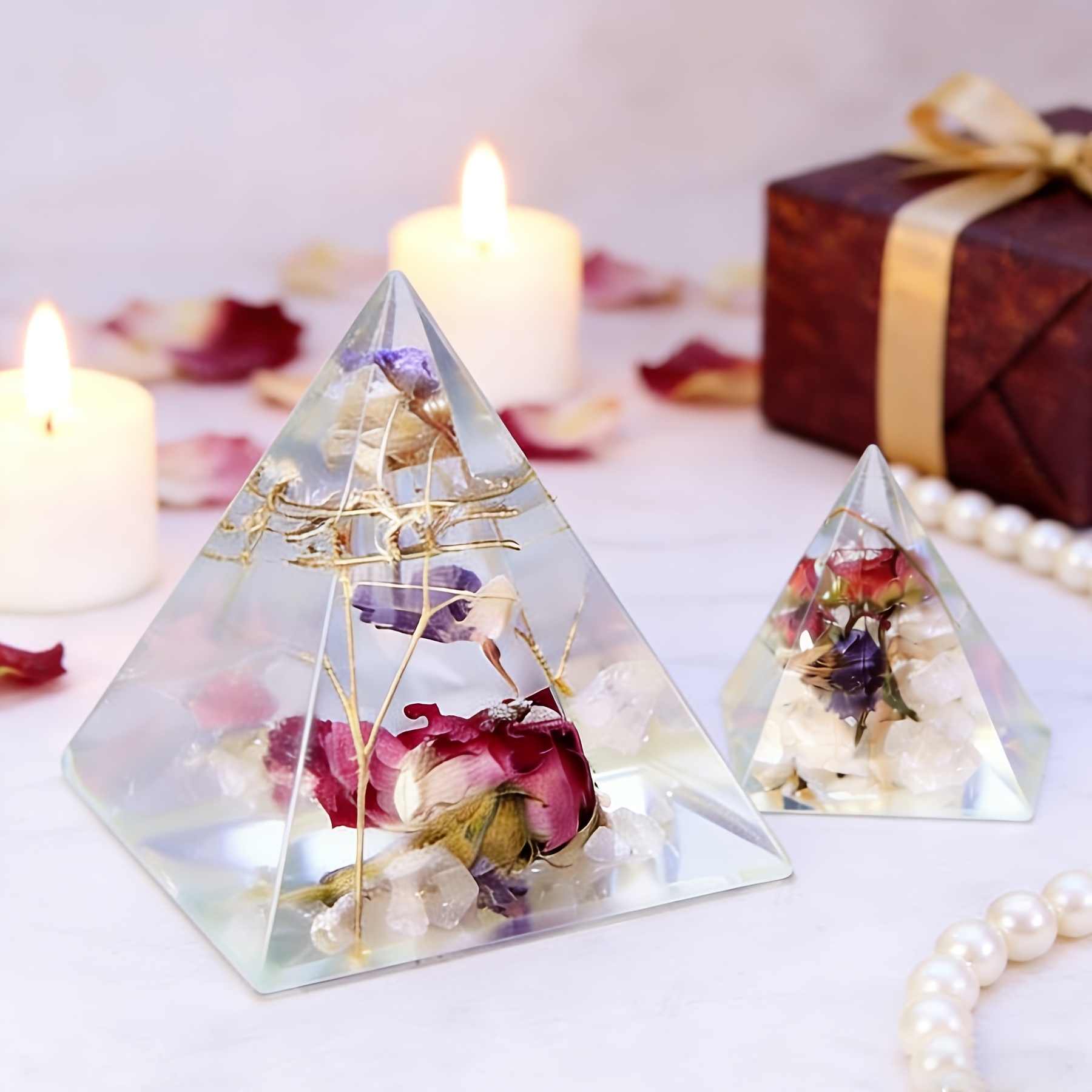 5pc- Pyramid resin molds of va - Resin Jewelry Kit recensie en prijs