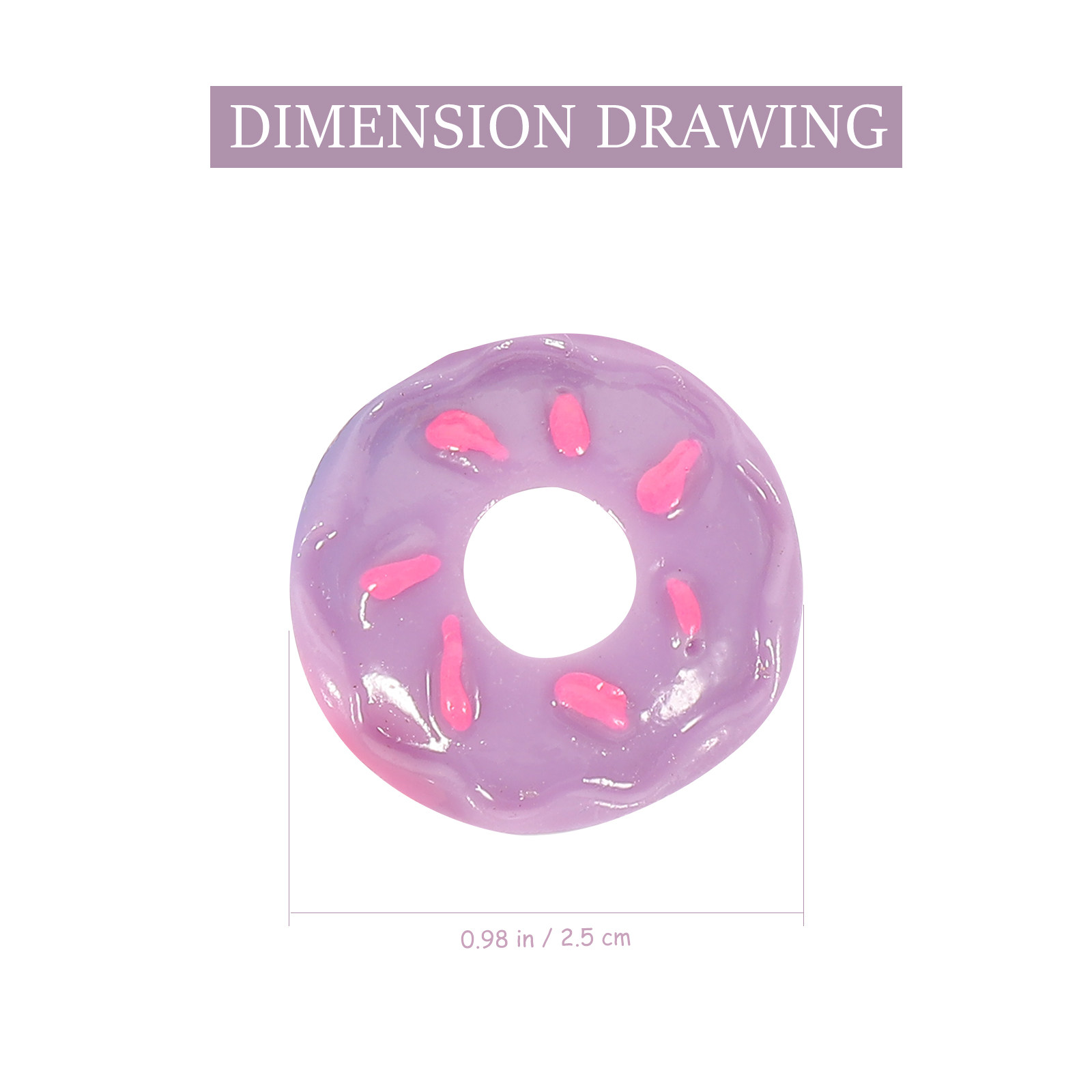 30Pcs Mini Donut Resin Ornamen - Resin Craft Supplies recensie en prijs
