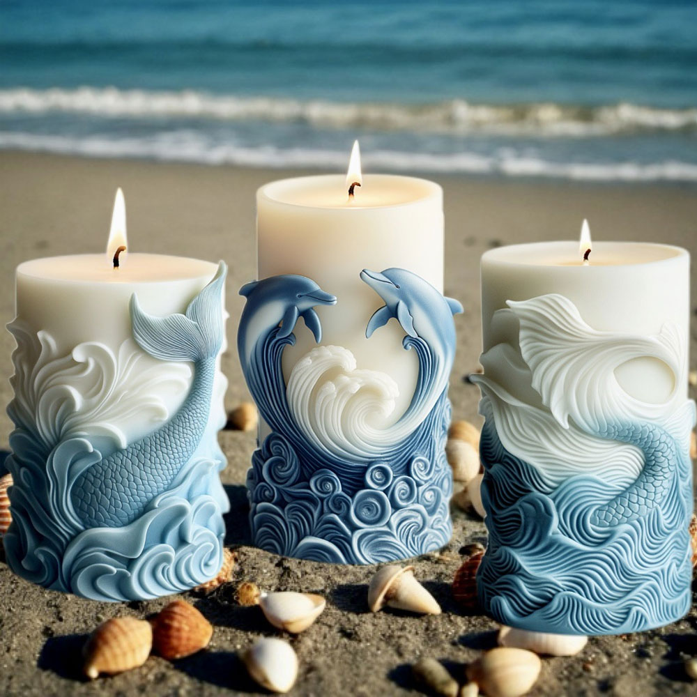 Ocean Theme Silicone Candle Mo - Resin Ocean Wave Mold recensie en prijs
