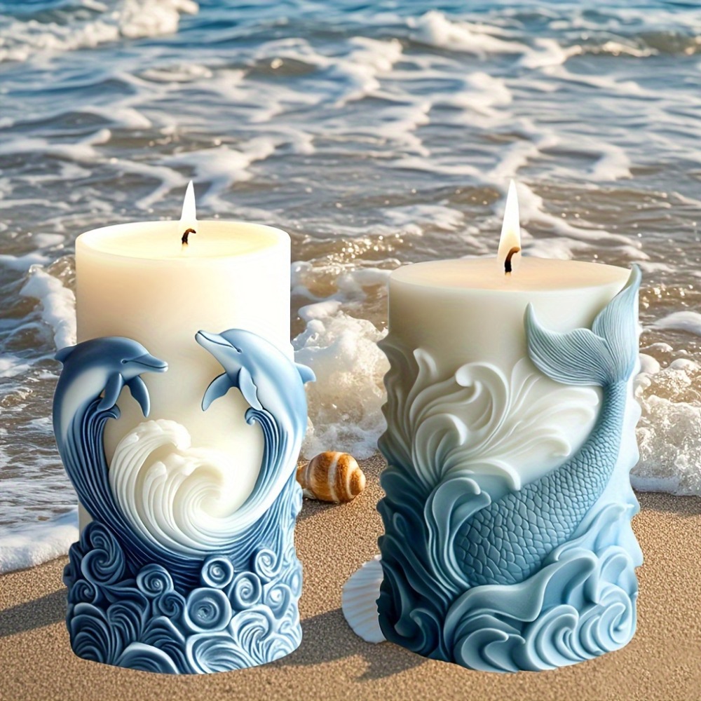 Ocean Theme Silicone Candle Mo - Resin Ocean Wave Mold recensie en prijs