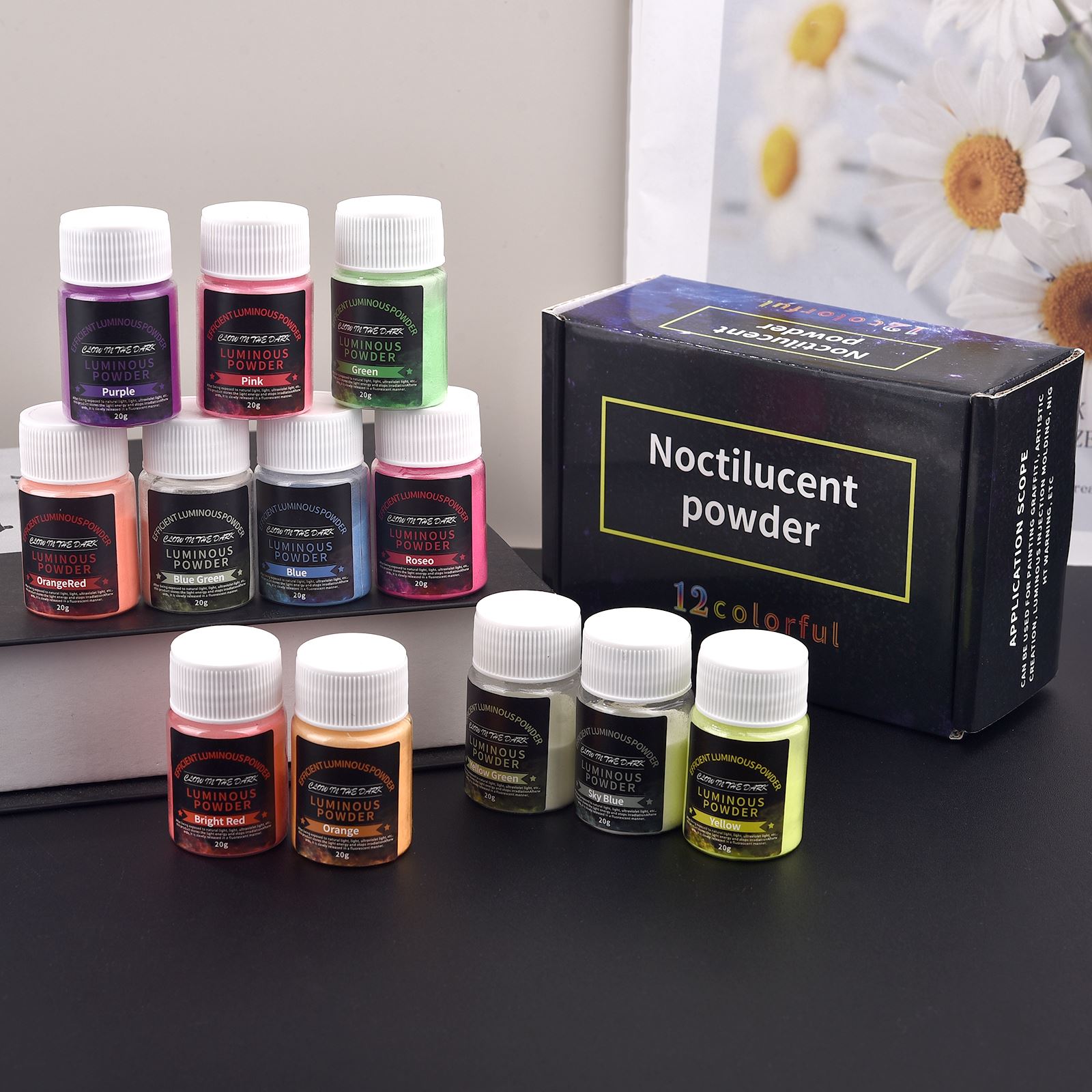 20g Long Lasting Bright Lumino - Resin Pigment Set recensie en prijs