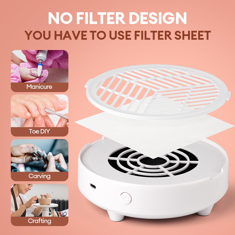 3700RPM Mini Nail Dust Extract - Vacuum Chamber Small recensie en prijs
