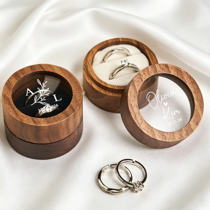 Personalized Wedding Ring Box  - Wood Ring Blank recensie en prijs
