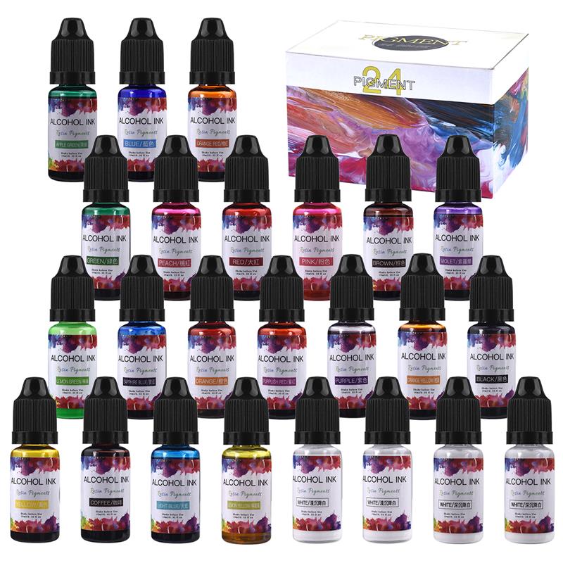24 Color/Set 10ml  Resin Pigme - Resin Dye Alcohol recensie en prijs