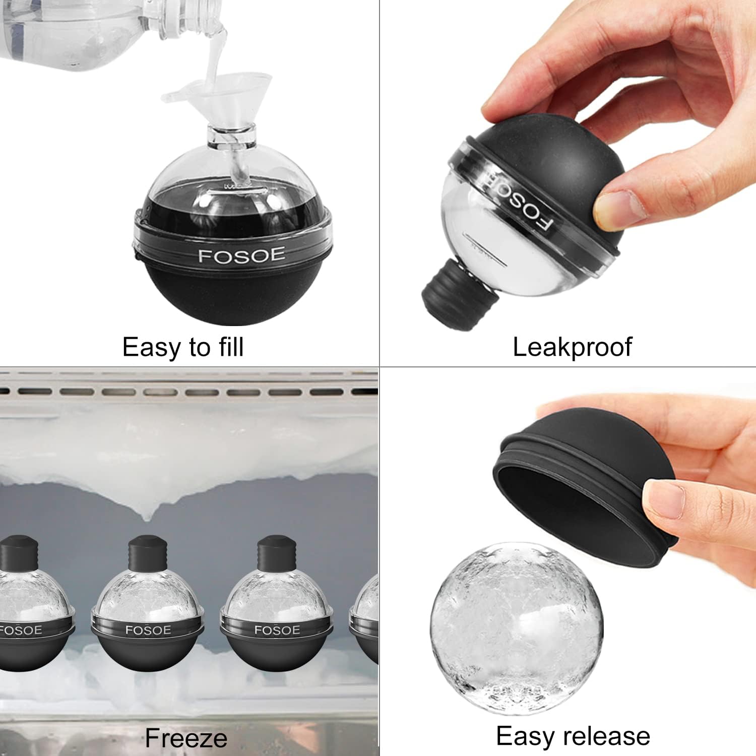 Silicone Ice Ball Molds for Wh - Coaster Mold Round recensie en prijs