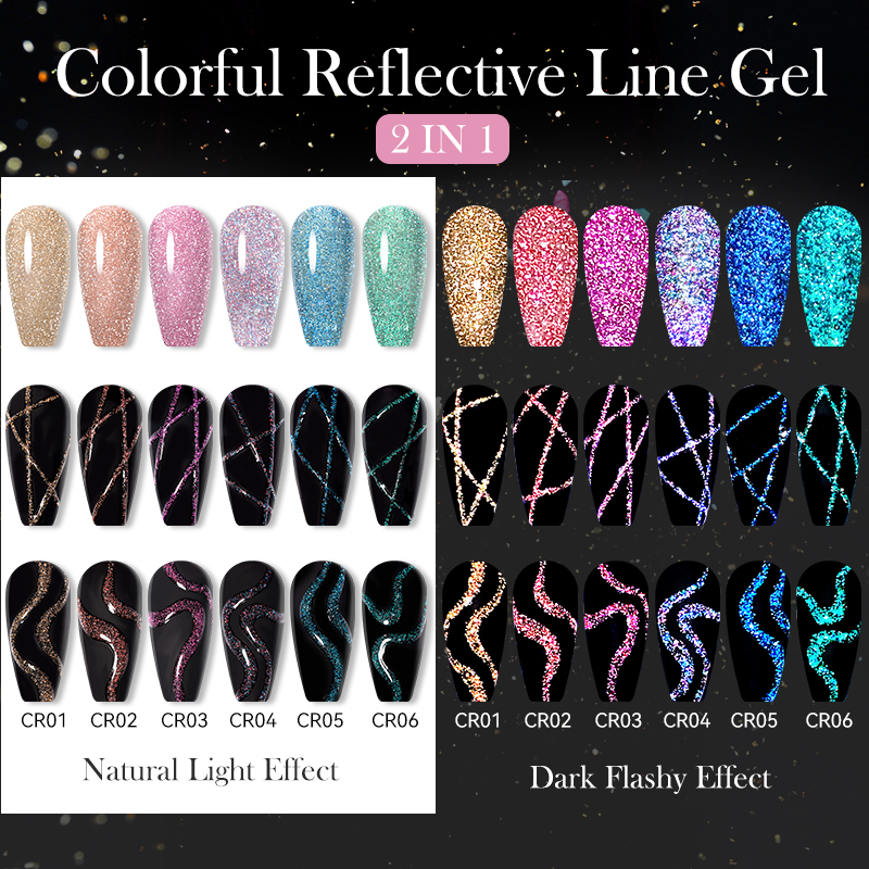 LILYCUTE 6Pcs/Set 5ml Reflecti - Resin Glitter Pack recensie en prijs
