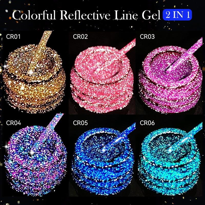 LILYCUTE 6Pcs/Set 5ml Reflecti - Resin Glitter Pack recensie en prijs