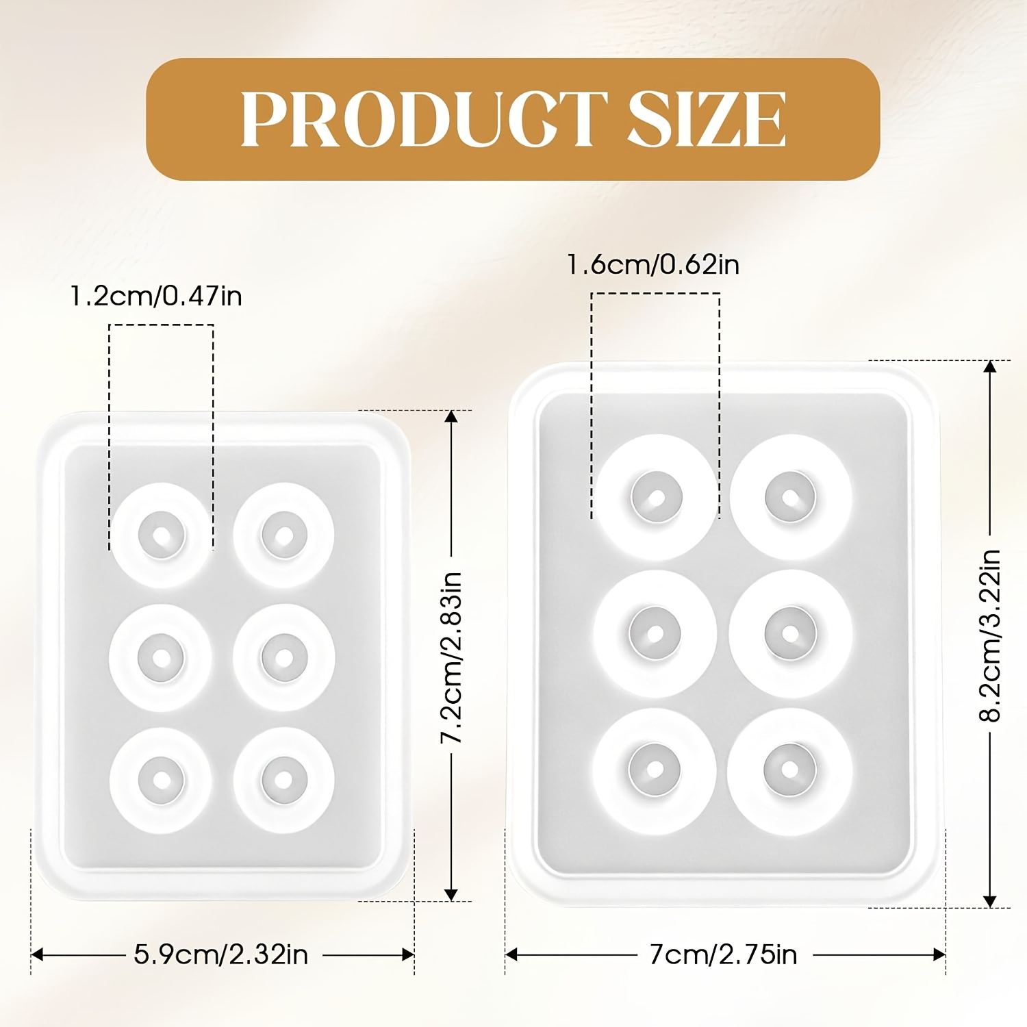 Two perforated spherical silic - Resin Jewelry Kit recensie en prijs