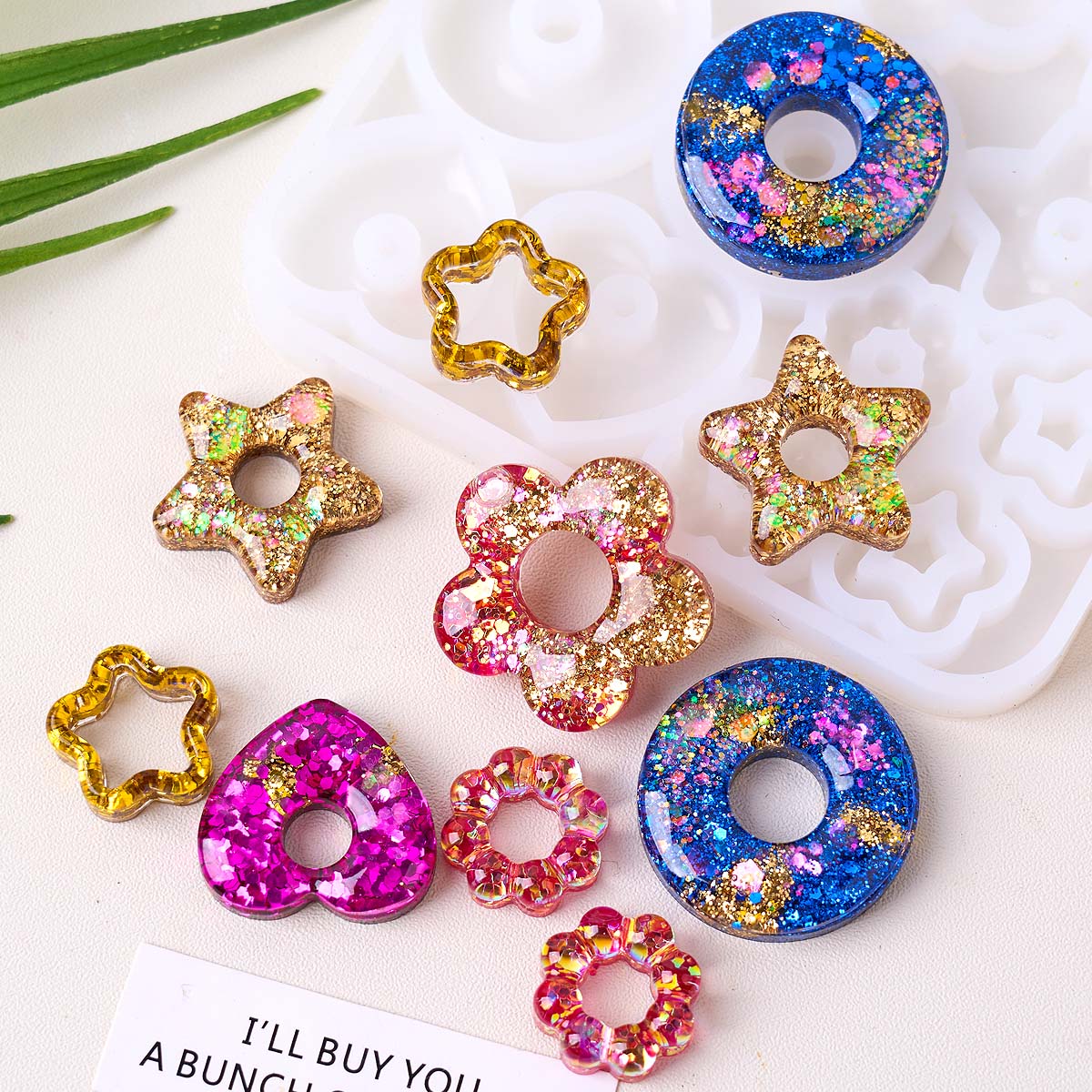 Handmade Press On Nails Transp - Resin Craft Material recensie en prijs