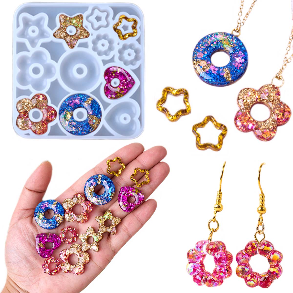 Handmade Press On Nails Transp - Resin Craft Material recensie en prijs