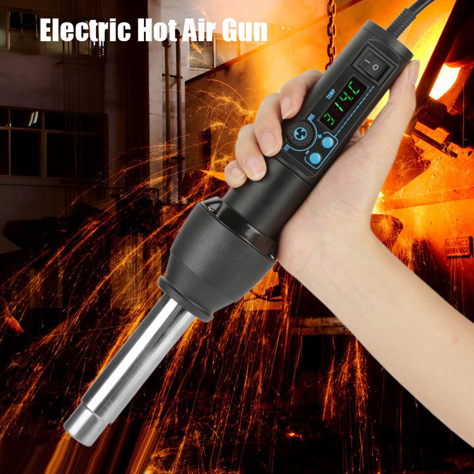 8858‑I / 650W LED Digital Disp - Heat Gun Small recensie en prijs