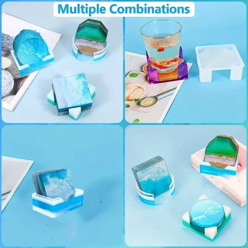 5Pcs/Set DlY Epoxy Resin Cup C - Serving Tray Mold recensie en prijs