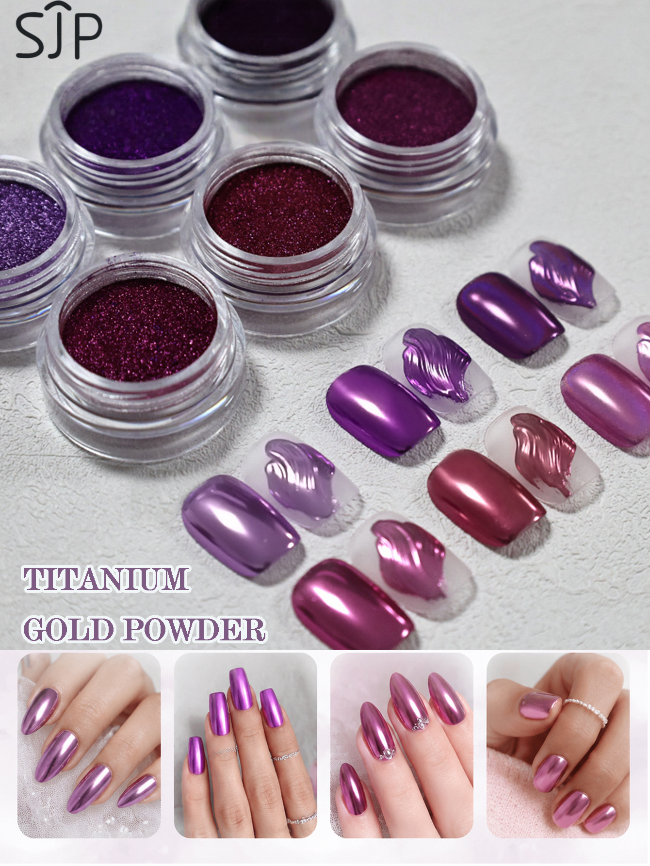6-piece Electric Purple Series - Resin Glitter Pack recensie en prijs