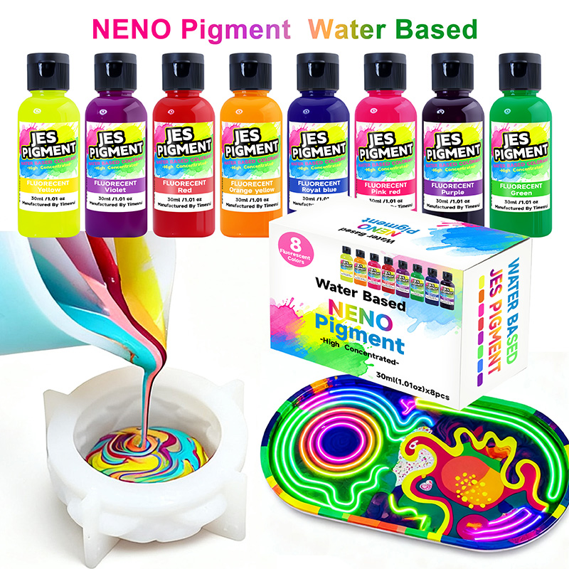 8colors/set fluorescent pigmen - Resin Pigment Set recensie en prijs
