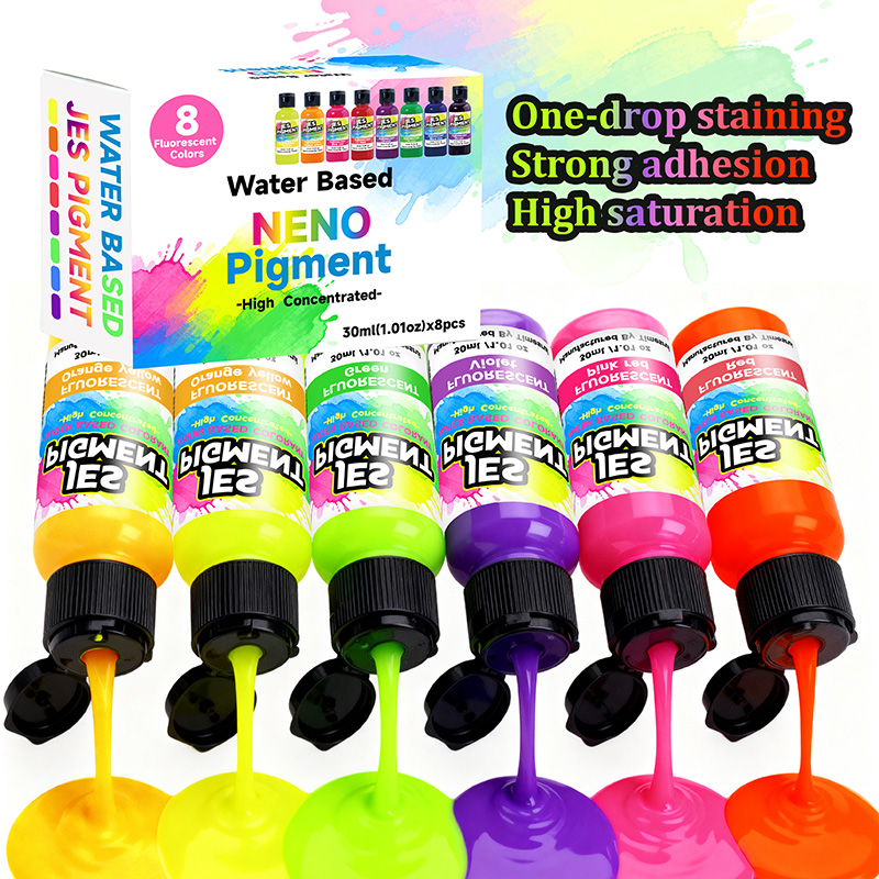 8colors/set fluorescent pigmen - Resin Pigment Set recensie en prijs
