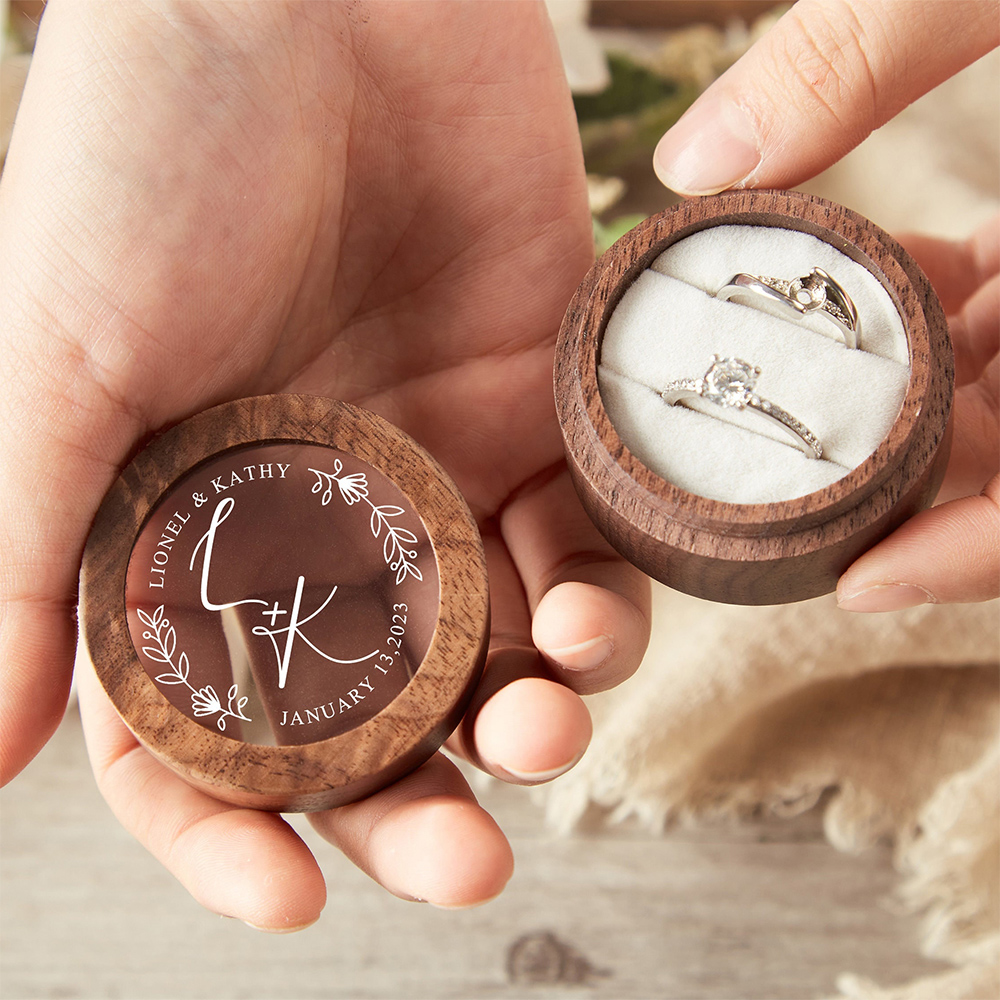 Personalized Wooden Wedding Ri - Wood Ring Blank recensie en prijs