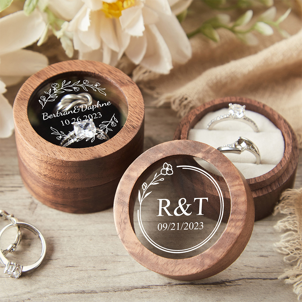 Personalized Wooden Wedding Ri - Wood Ring Blank recensie en prijs