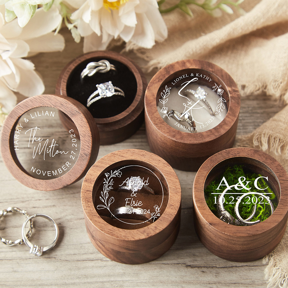 Personalized Wooden Wedding Ri - Wood Ring Blank recensie en prijs