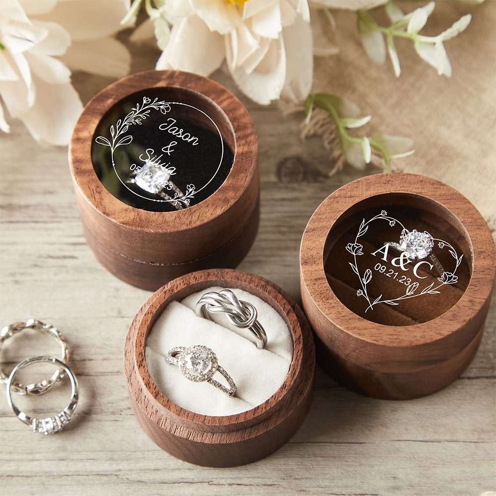 Personalized Wooden Wedding Ri - Wood Ring Blank recensie en prijs