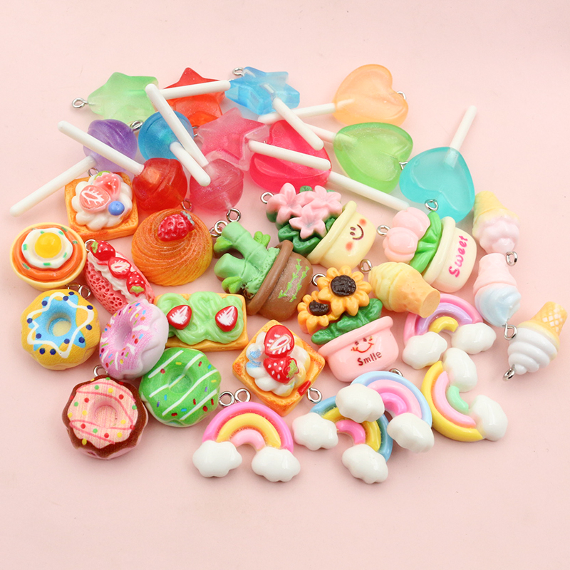 10pcs Mixed Colors Resin Cute  - Flower Preservation Resin recensie en prijs