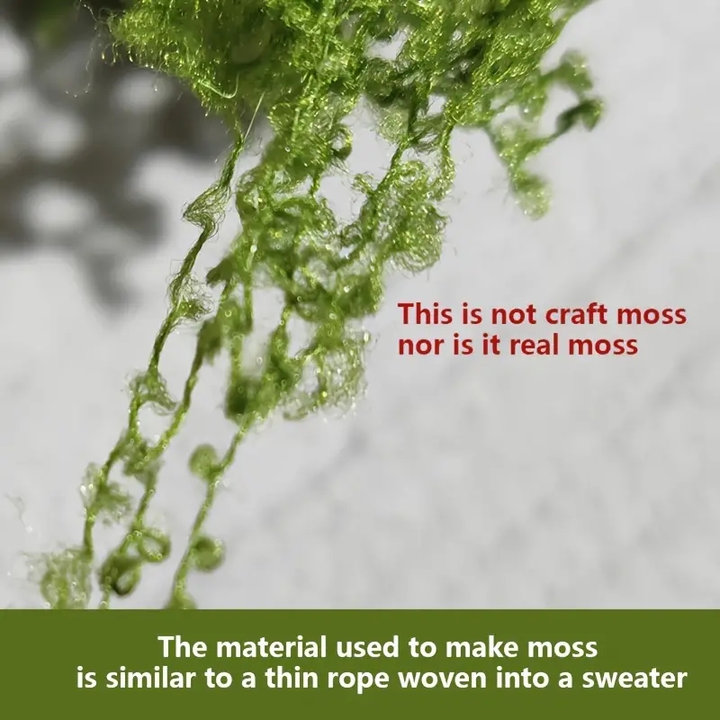 about 20g Artificial Green Pla - Terrarium Moss Art recensie en prijs