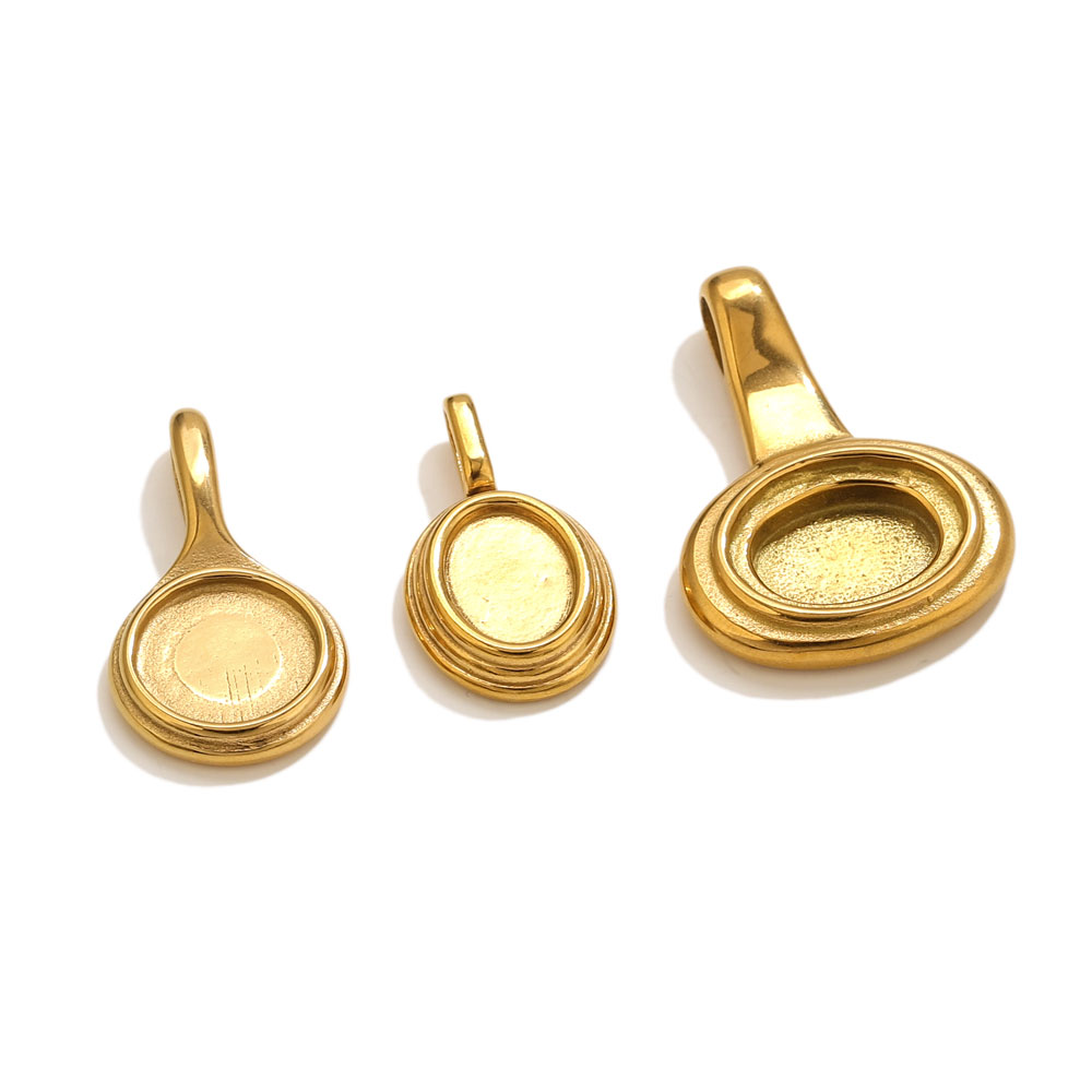 5pcs Stainless Steel Round Ova - Resin Craft Supplies recensie en prijs