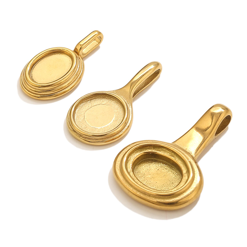 5pcs Stainless Steel Round Ova - Resin Craft Supplies recensie en prijs
