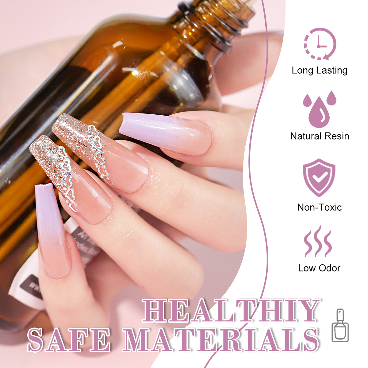 LIMEGIRL 18 PCS Gel Nail Polis - Resin Glitter Pack recensie en prijs