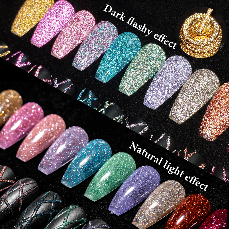 2/4/6pcs Reflective Glitter Li - Resin Glitter Pack recensie en prijs