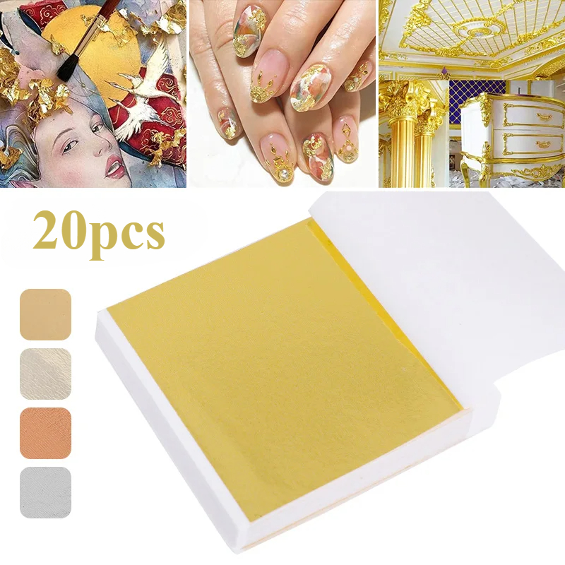 20 Pcs Gold Leaf Sheets: Versa - Gold Foil Flakes recensie en prijs