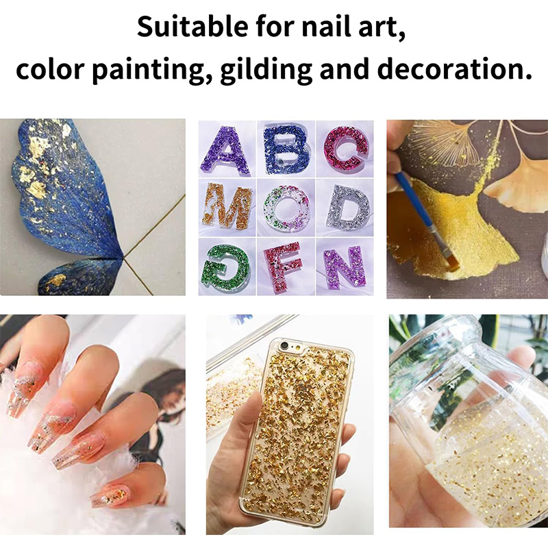 20 Pcs Gold Leaf Sheets: Versa - Gold Foil Flakes recensie en prijs