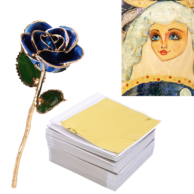 100pcs Imitation Gold Sliver L - Gold Foil Flakes recensie en prijs