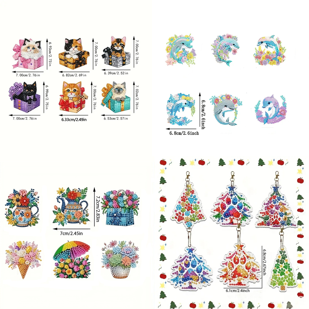 6-piece DIY Diamond Keychain - - Resin Craft Ideas recensie en prijs