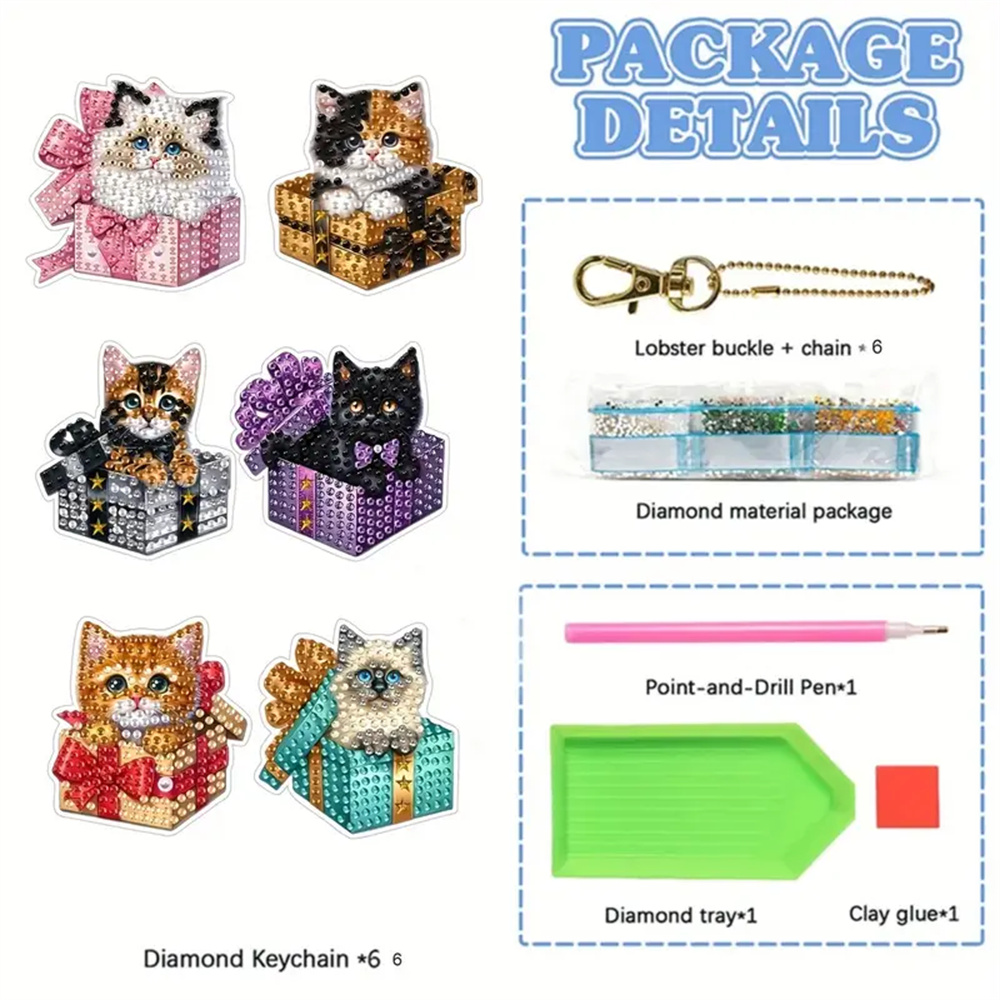 6-piece DIY Diamond Keychain - - Resin Craft Ideas recensie en prijs
