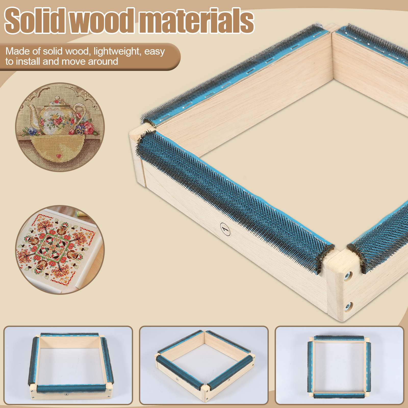 Punch Needle Frame Square Embr - Wood Ring Blank recensie en prijs